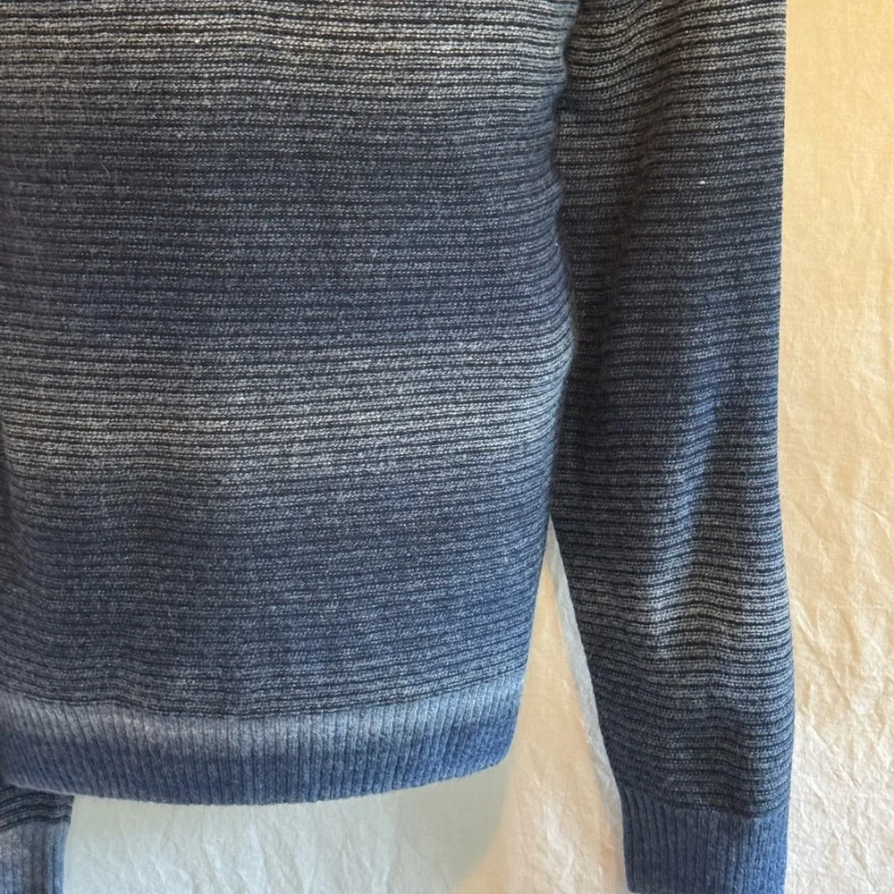 A-187 Men’s‎ Geoffrey Beene Blue & Gray Long Sleeve Pullover Sweater Size XXL